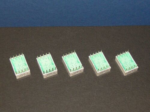 HG1132G SIEMENS INFINEON LED +/-1 Segment Anzeige grün gem. Anode 5 Stück Lot