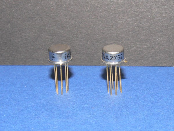 SIEMENS TAA2762 zweifach Operationsverstärker Dual Operational Amplifier IC TO99 2 Stück Lot