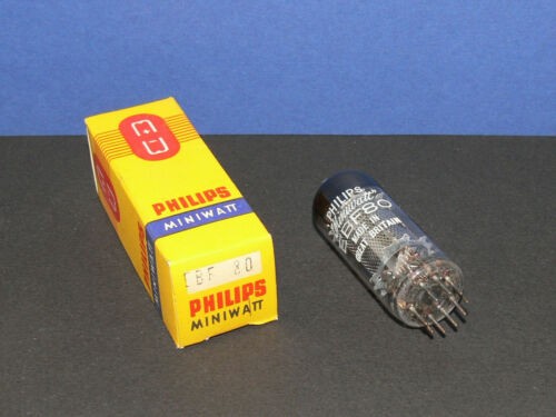 Philips MINIWATT EBF80 Zweifach Diode / Pentode Röhre Tube neu in OVP