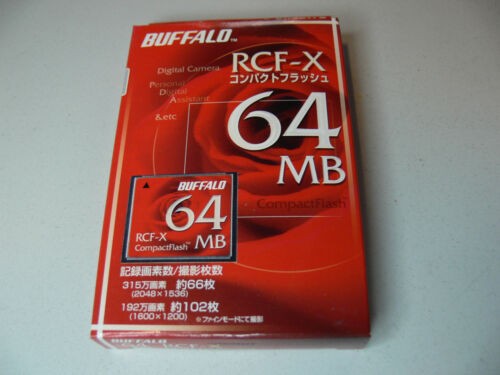 BUFFALO RCF-X64MY Compact Flash 64 MB Memory Card Computer