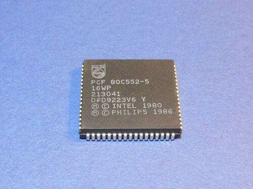 Philips PCF80C552-5 16WP PLCC-68 Microcontroller 2 Stück