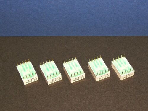 HG1142G SIEMENS INFINEON LED +/-1 Segment Anzeige grün gem. Anode 5 Stück Lot